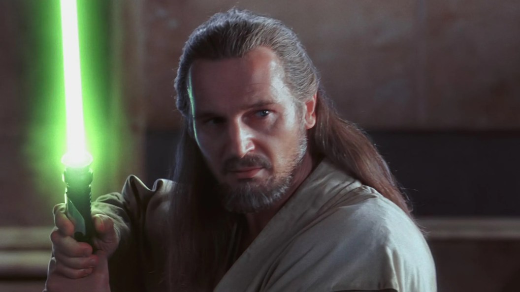 Liam Neeson as Qui-Gon Jinn in Star Wars The Phantom Menace