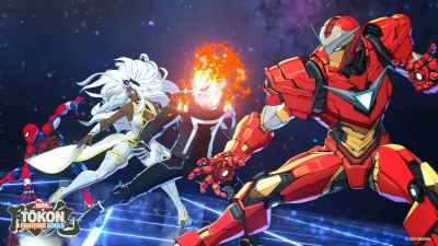 Marvel Tokon Fighting Souls Team Iron Man