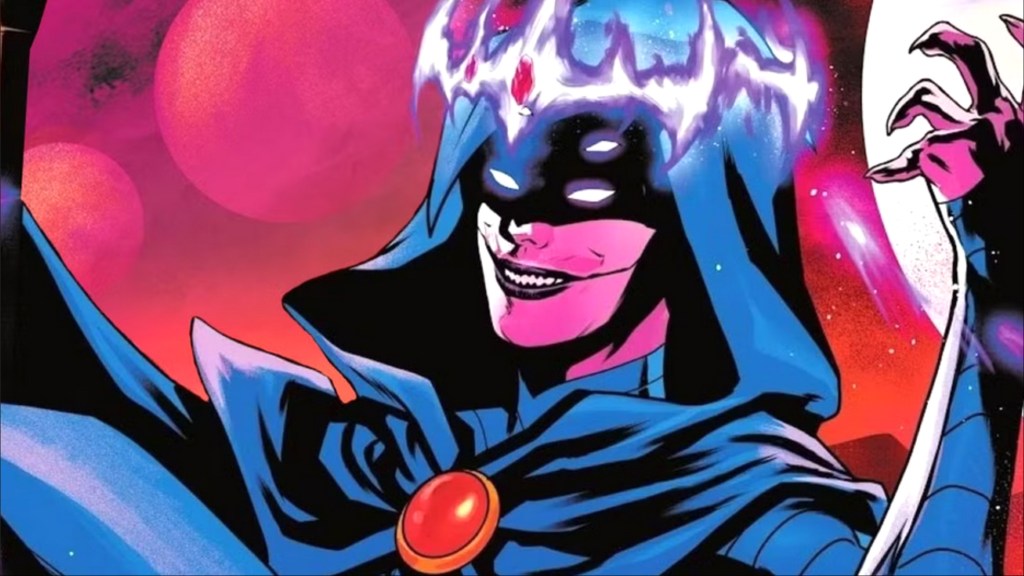 Raven as an evil queen, possessed by her darkest side