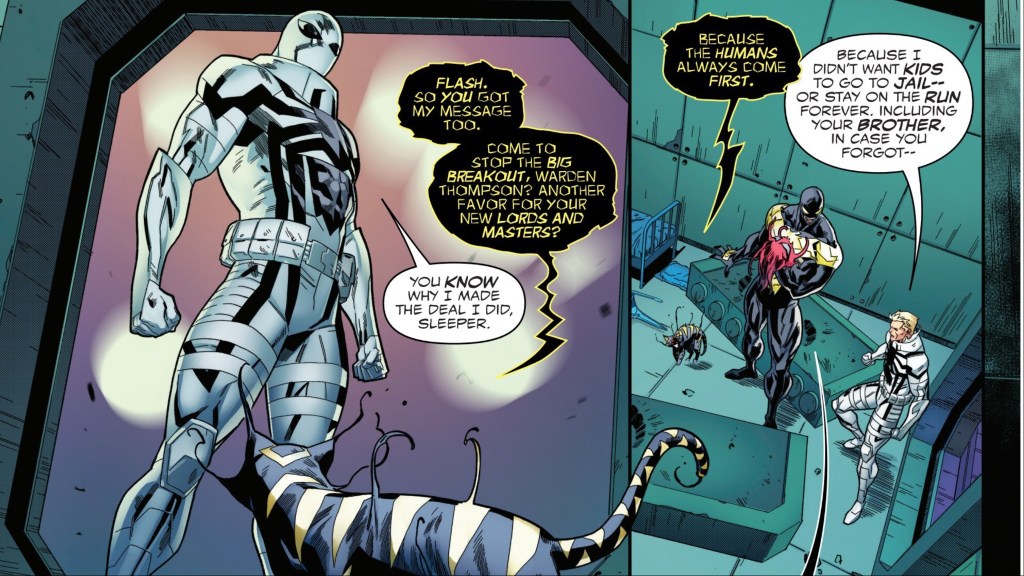 Sleeper talking to Agent Anti-Venom