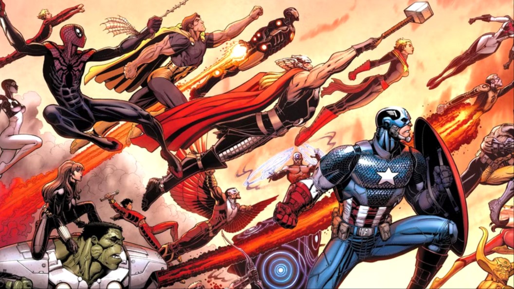 The Avengers Machine roster of the Avengers going into battle