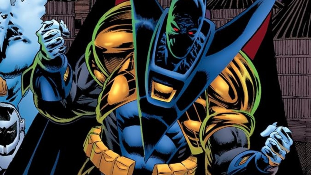 Knightfall batman looking grim