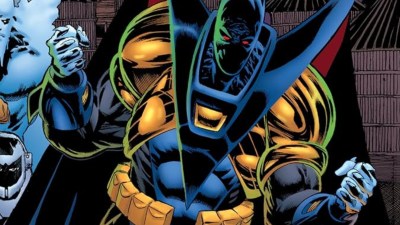 Knightfall batman looking grim