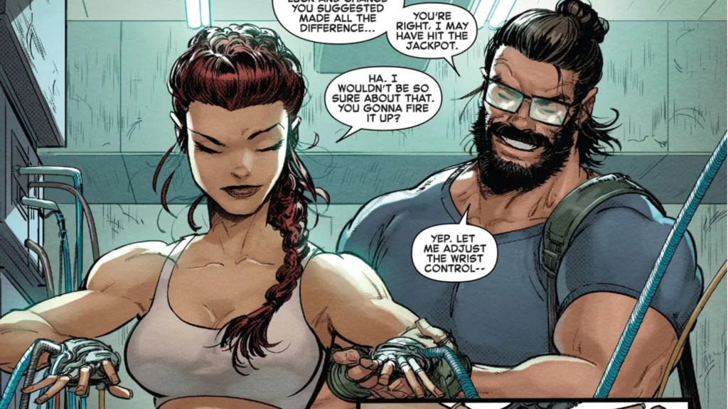 Paul and Mary Jane working together in the alternate universe