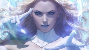 Emma Frost using her psionic powers