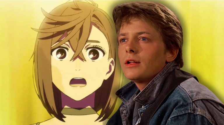 Momo from Dandadan and Marty McFly from Back to the Future