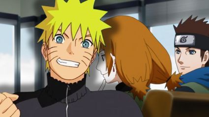 Custom image, featuring Naruto, Moegi, and Konohamaru