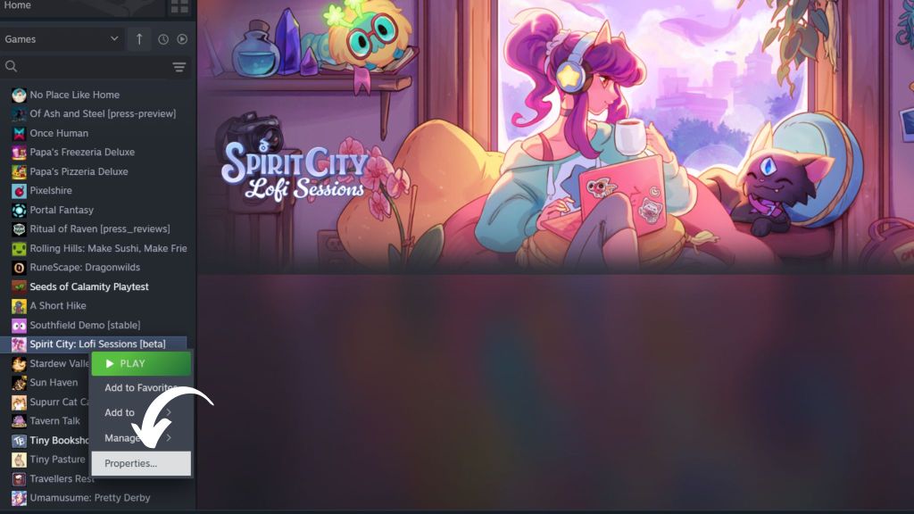 Opt Into Beta Branch Steam Step 1