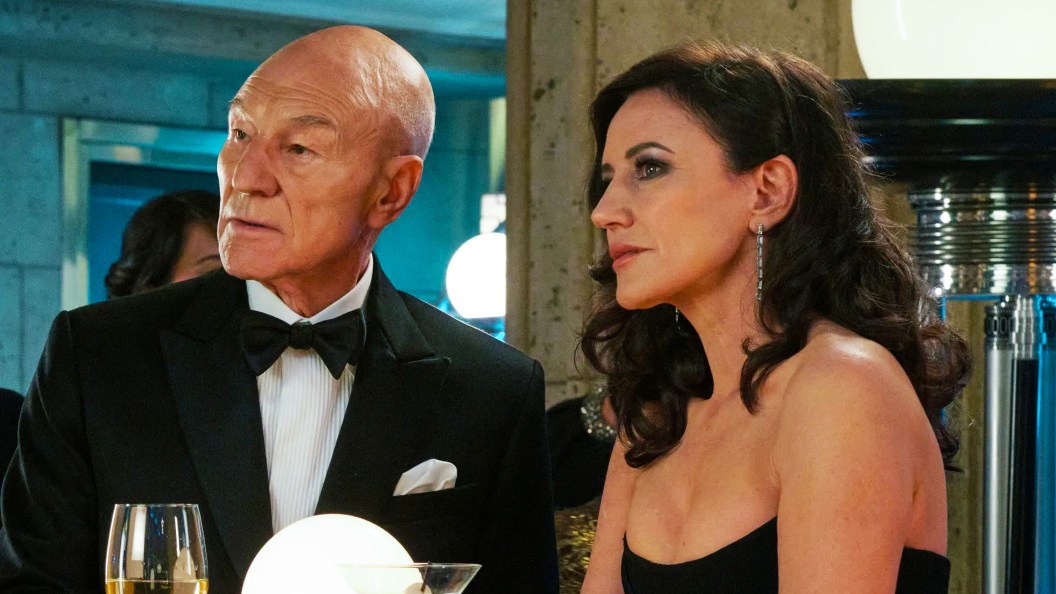 Patrick Stewart and Orla Brady in Star Trek Picard