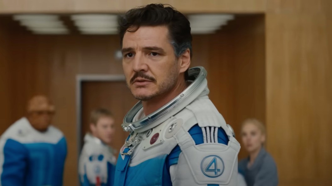 Pedro Pascal as Reed Richards in The Fantastic Four First Steps