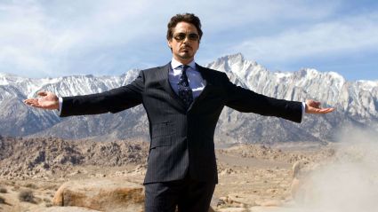 Robert Downey Jr as Tony Stark in Iron Man 1