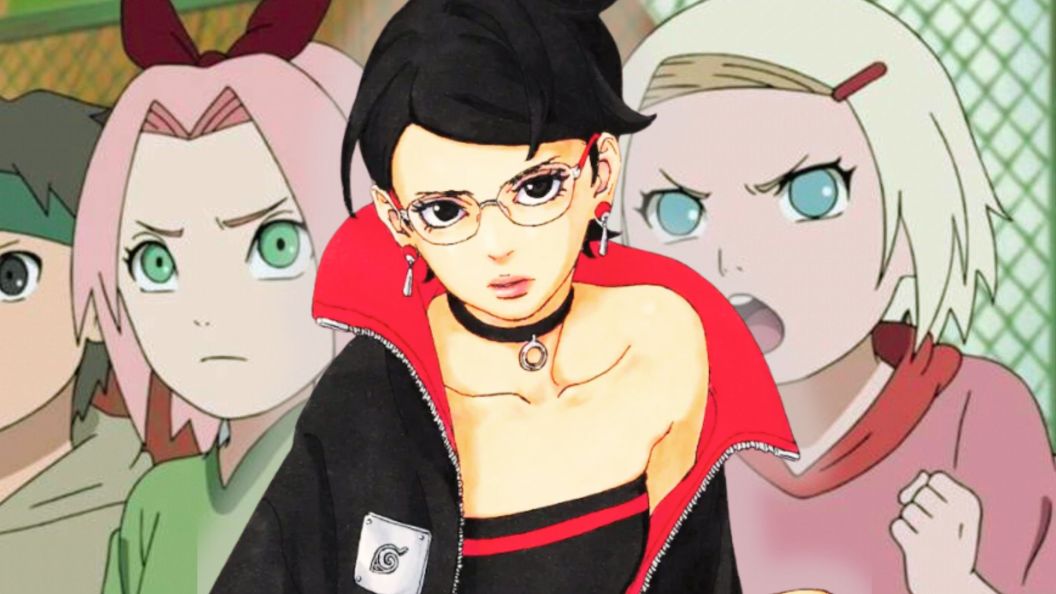 Custom header image with Sarada, Sakura, and Ino