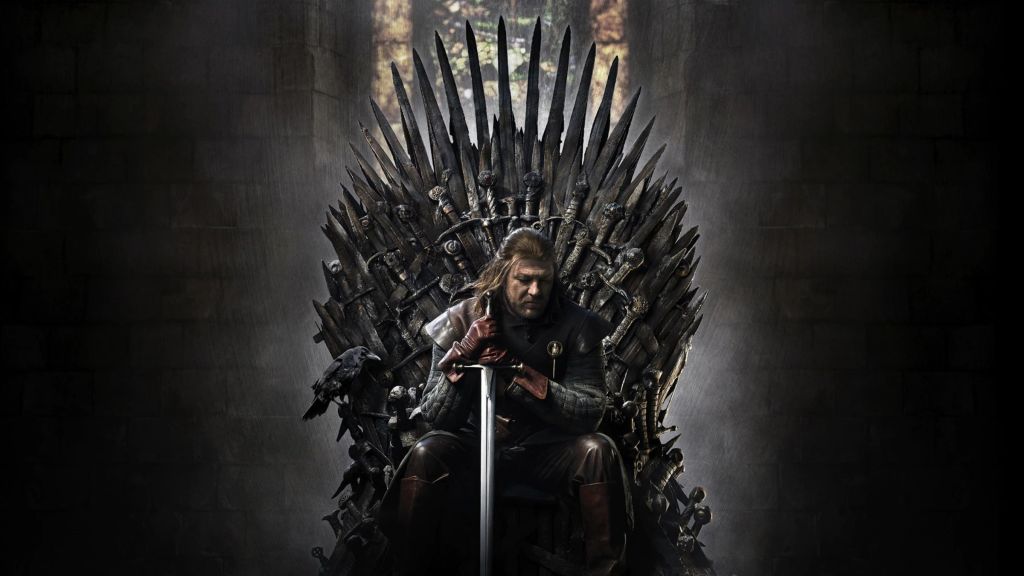 Sean Bean as Ned Stark in the poster for Season 1 of Game of Thrones