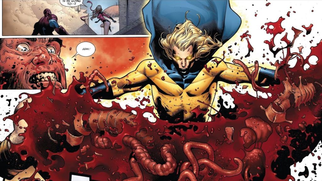 Sentry kills Ares in Marvel Comics