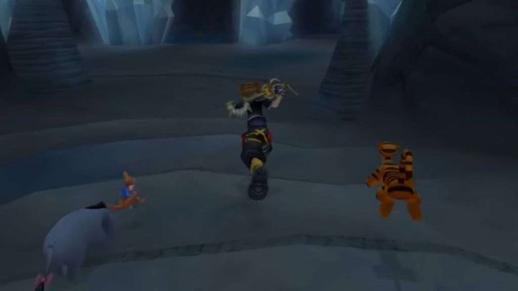 Sora with Winnie the Poo Characters KH