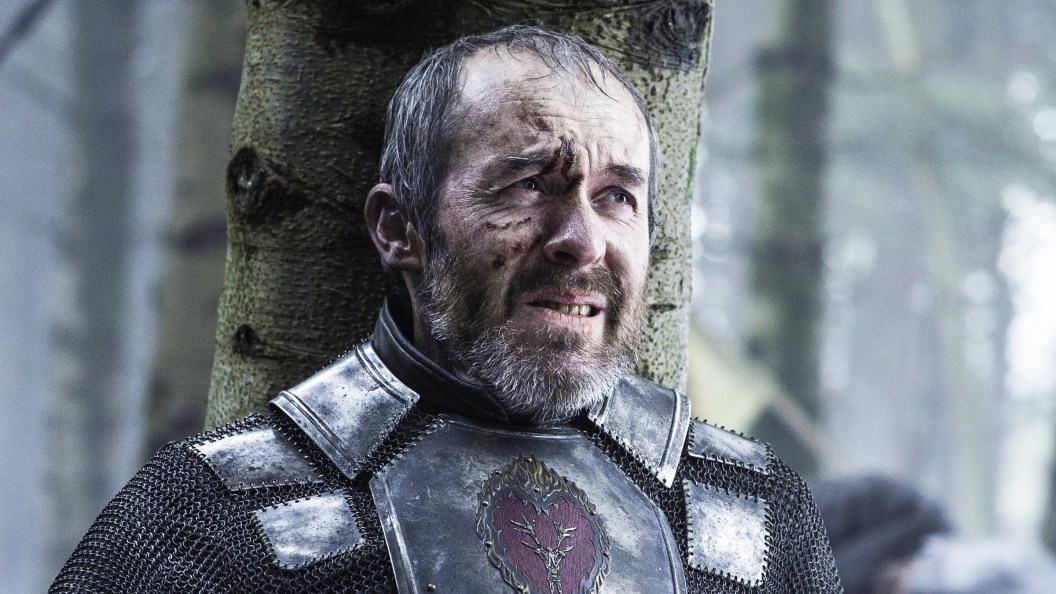 Stannis Baratheon dying in Game of Thrones