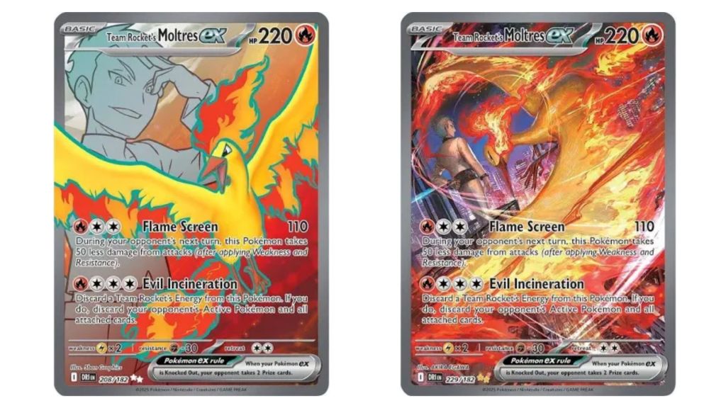 Team Rocket's Moltres ex Destined Rivals