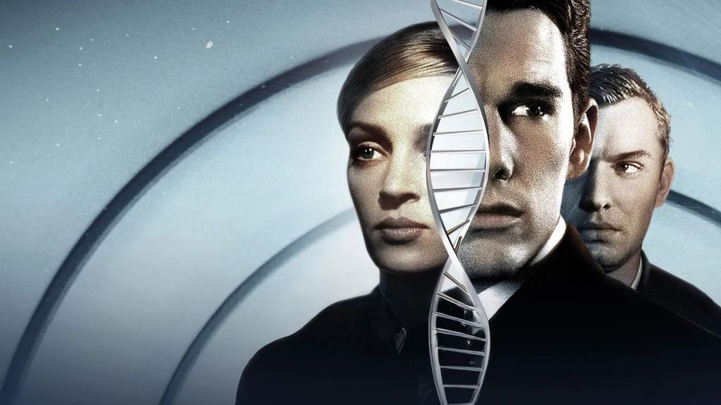 The poster for 1990s sci-fi movie Gattaca