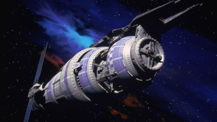 The spaceship of 1990s sci-fi TV show Babylon 5