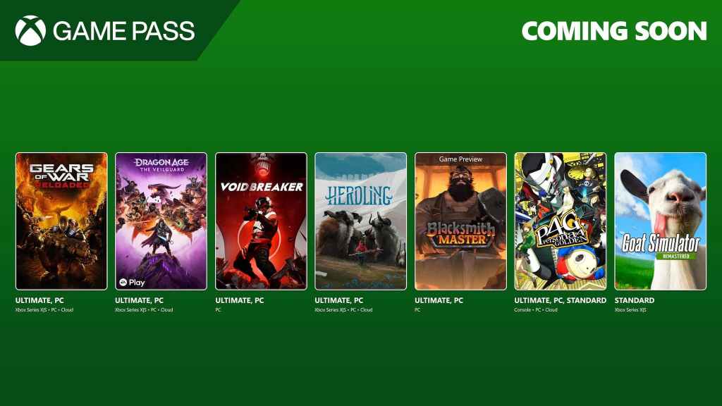 Xbox Game Pass August Wave 2