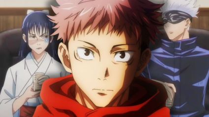 Yuji, Gojo, and Utahime in a custom single image