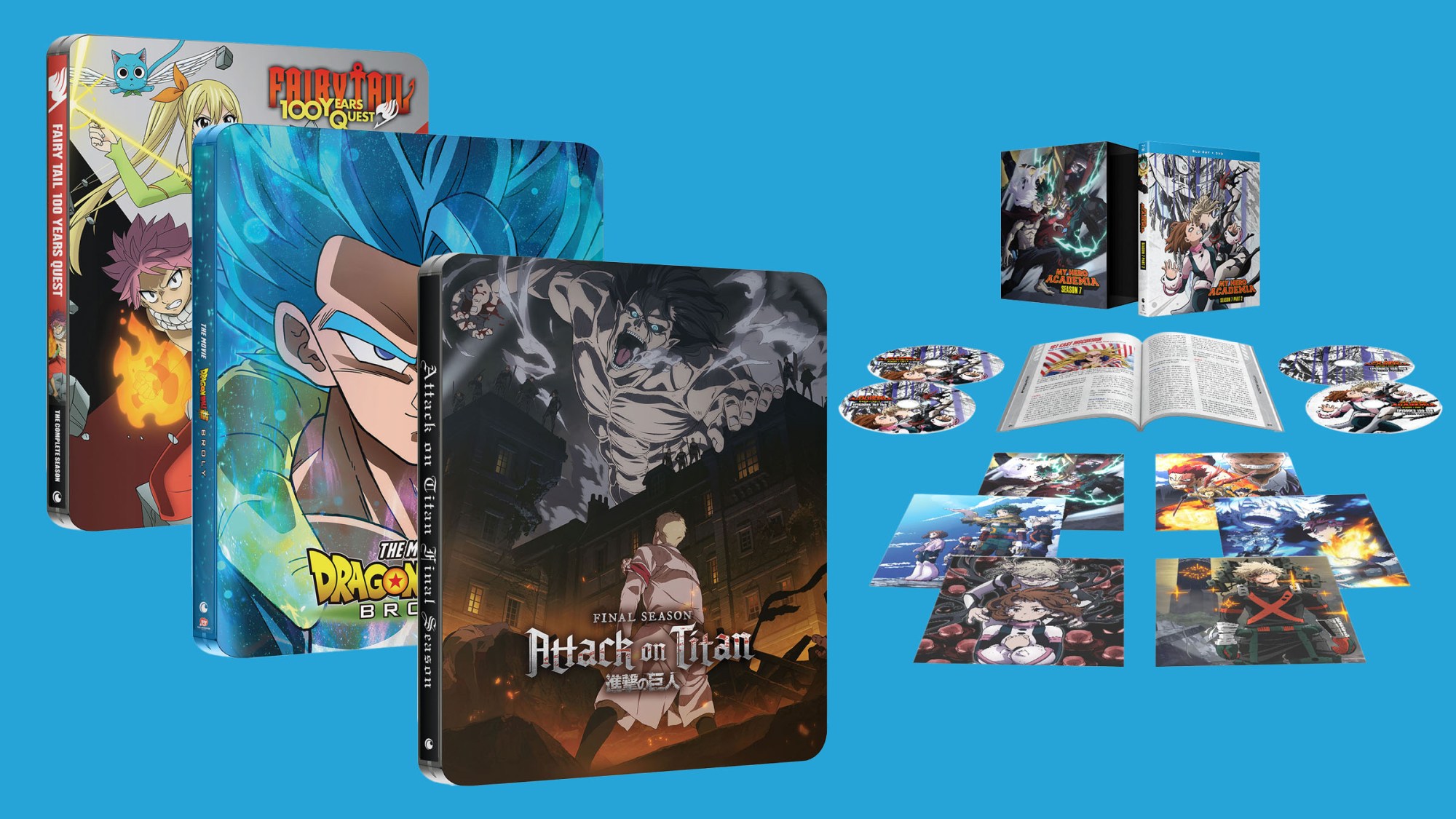 Dragon Ball Super: Broly and Attack on Titan Get New Blu-ray