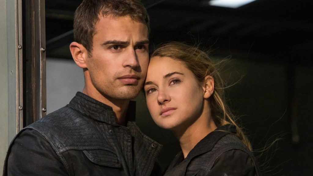 Thoe James and Shailene Woodley in Divergent