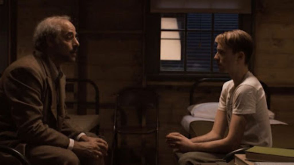 Erskine talking to Steve in Captain America: The First Avenger.