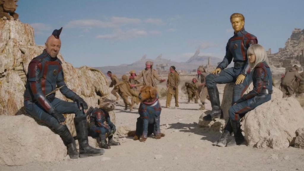 The new Guardians of the Galaxy in Guardians of the Galaxy Vol. 3