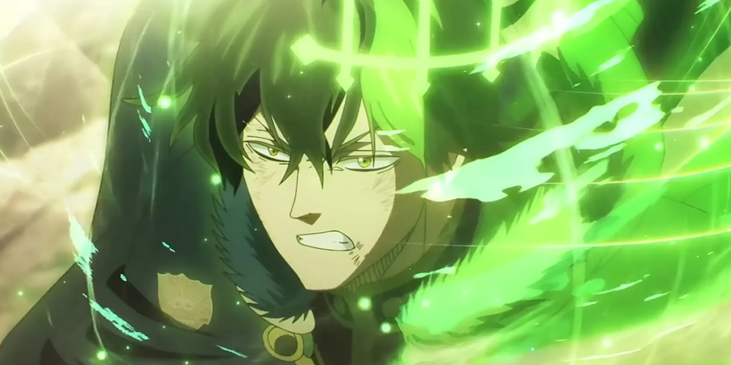 Yuno Grinberyall Black Clover most powerful Clover Kingdom Magic Knights