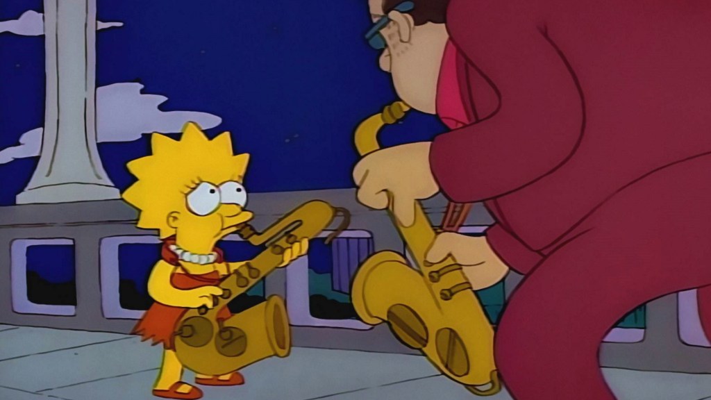 Lisa and Bleeding Gums in Moaning Lisa