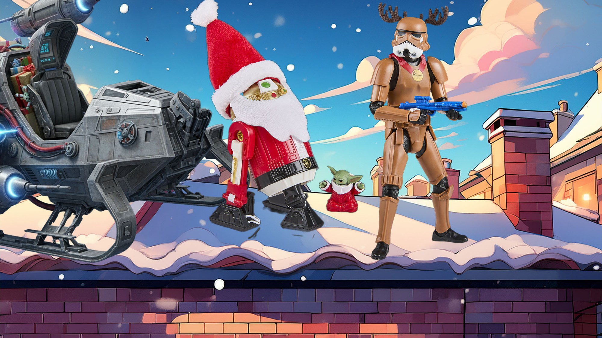 クリスマス STAR WARS CHRISTMAS STARTERSET All Star Wars Christmas Minifigs from all Advent Calendars