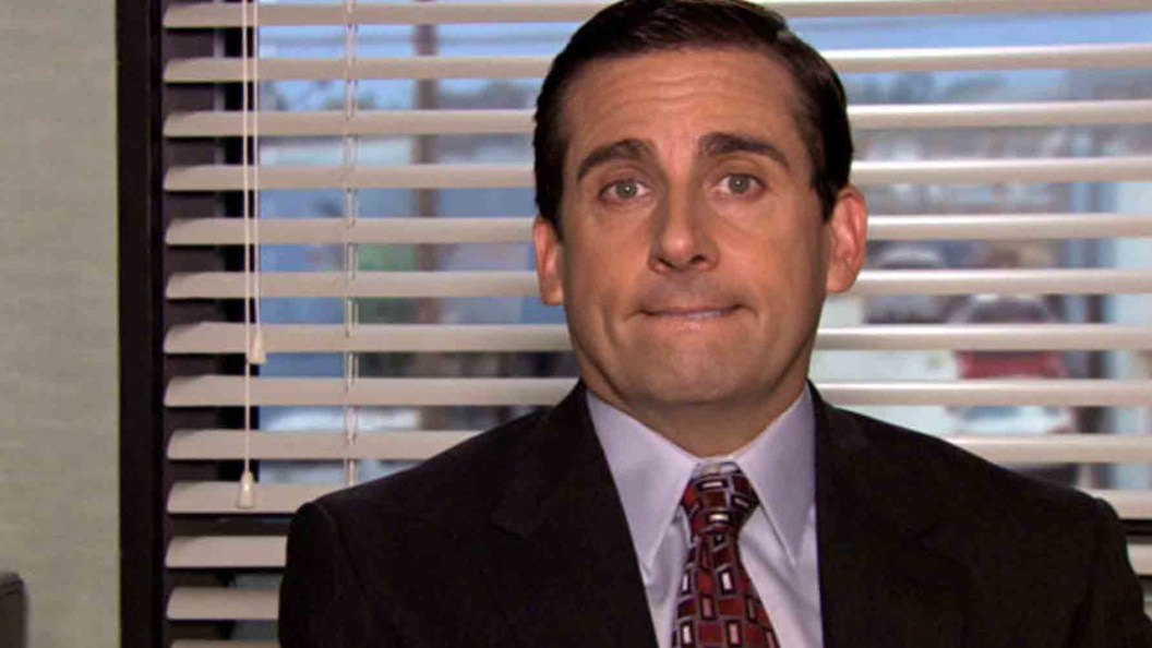 Steve Carell as Michael Scott in The Office