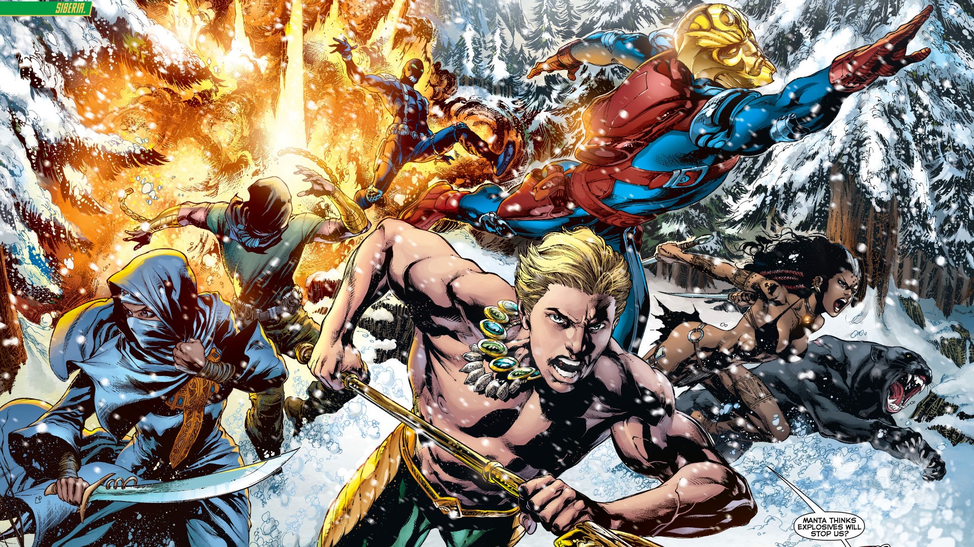 Every Time Aquaman was the Leader of a Superhero Team,