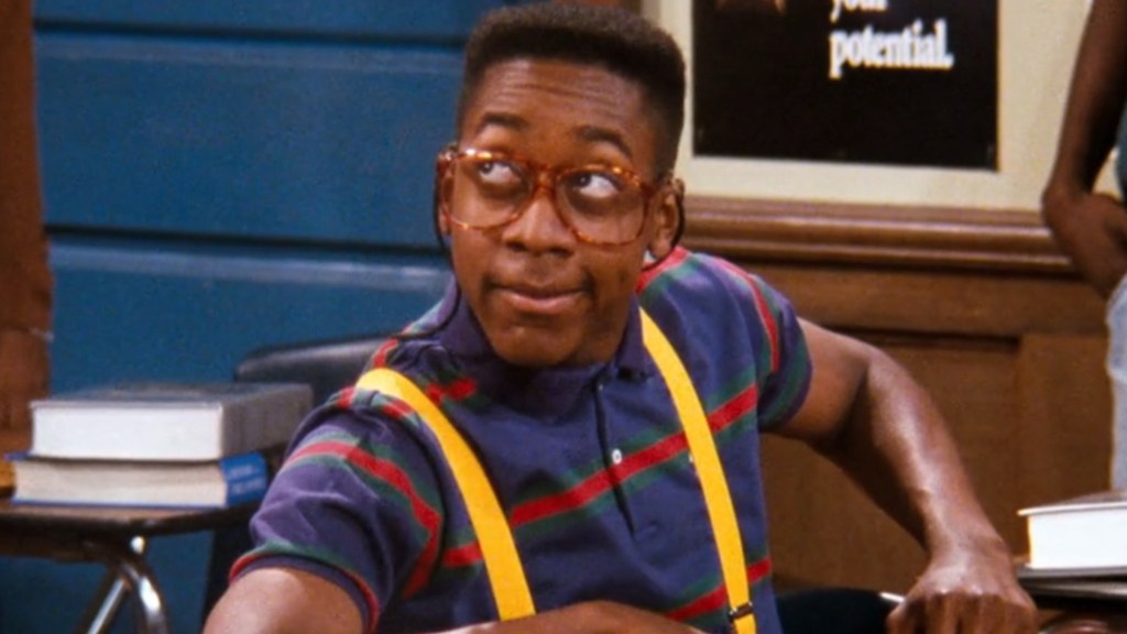 Jaleel White as Steve Urkel in Family Matters