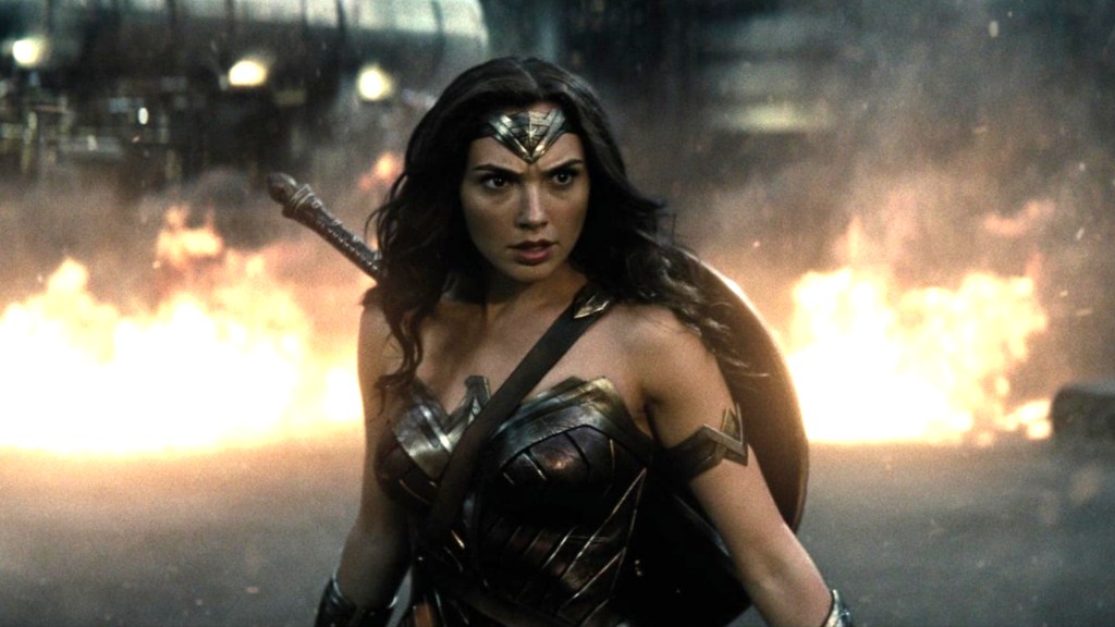 Gal Gadot as Wonder Woman in Batman v Superman: Dawn of Justice