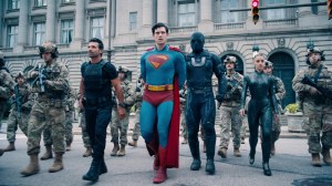 ARGUS arresting Superman in Superman 2025