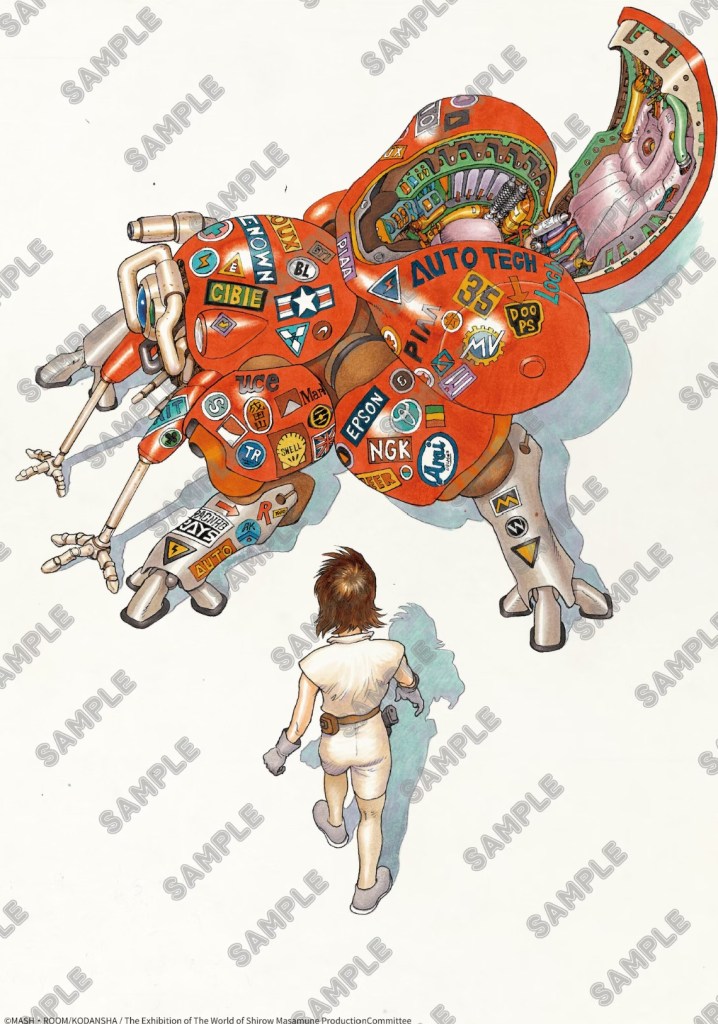 Akira Ghost in the Shell Crossover artwork