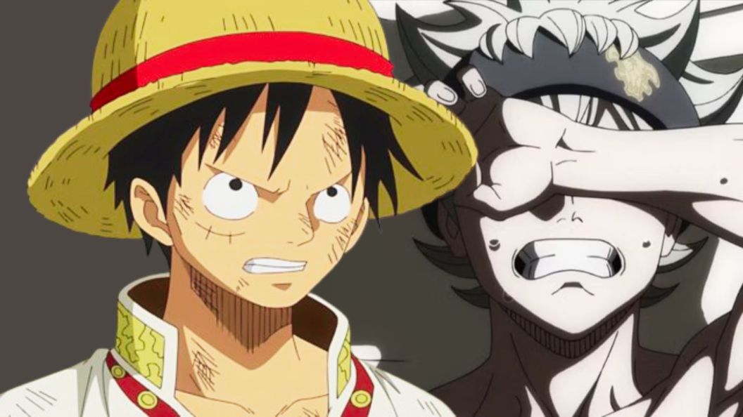 Asta and Luffy from Black Clover and One Piece respectively