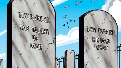 Aunt May and Uncle Ben tombstones