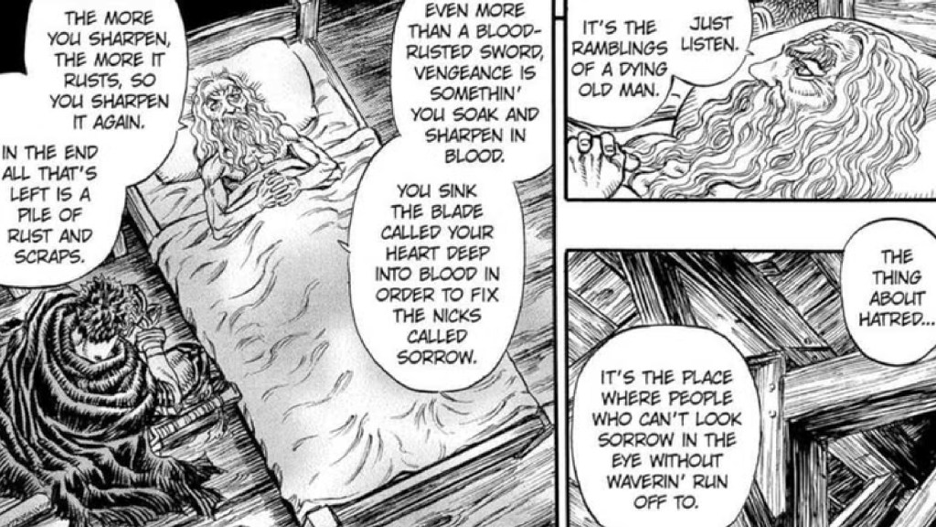Best Berserk Quotes Godo on Hatred