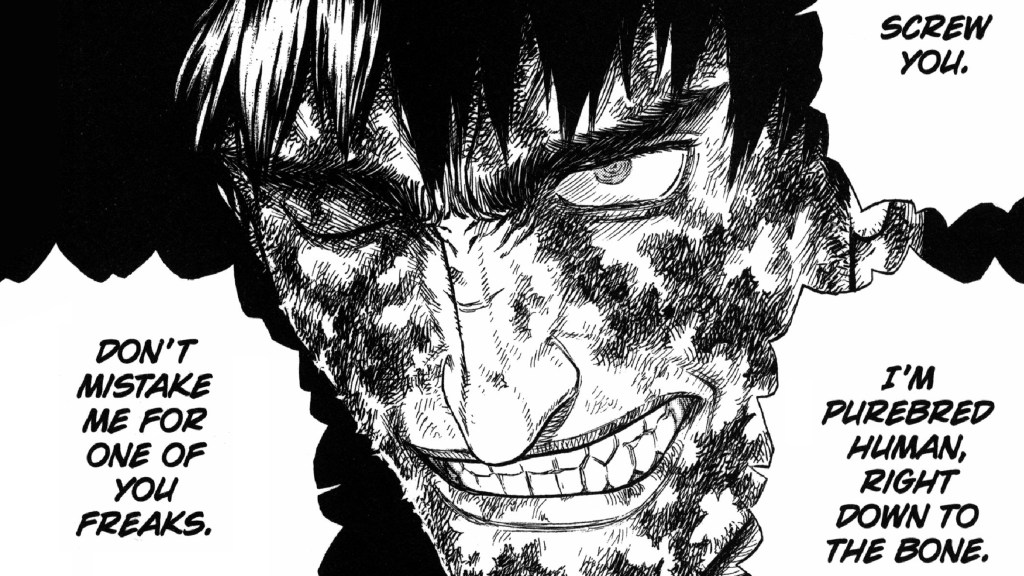 Best Berserk Quotes Guts humanity