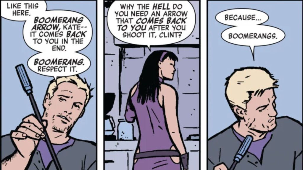 Matt Fraction Hawkeye Clint Barton Kate Bishop