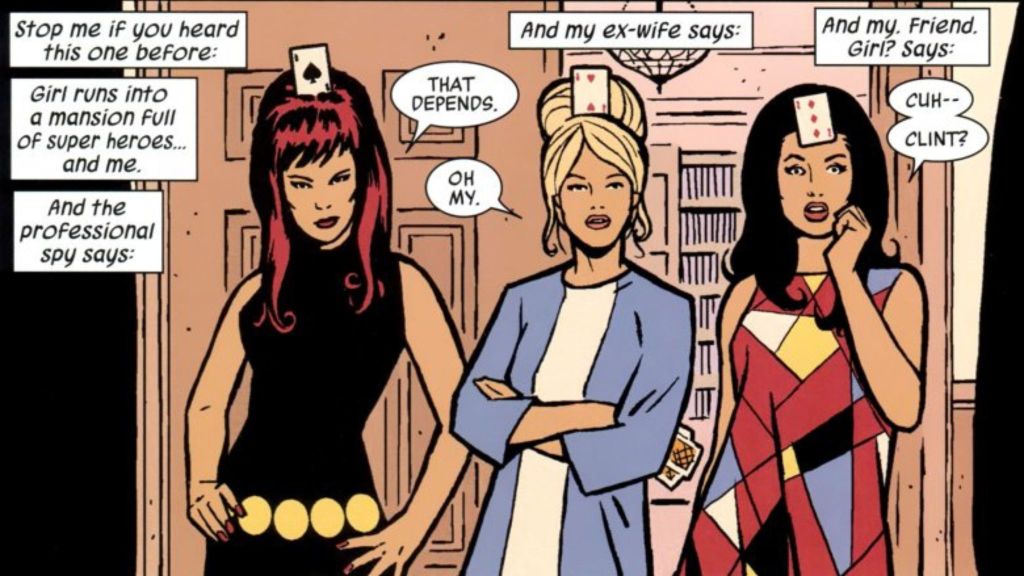 Matt Fraction Hawkeye Black Widow, Bobbi Morse, Jessica Drew