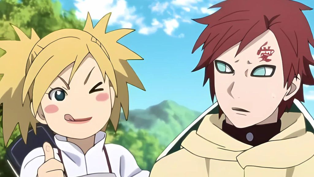 Gaara and Temari in Naruto Sand Siblings