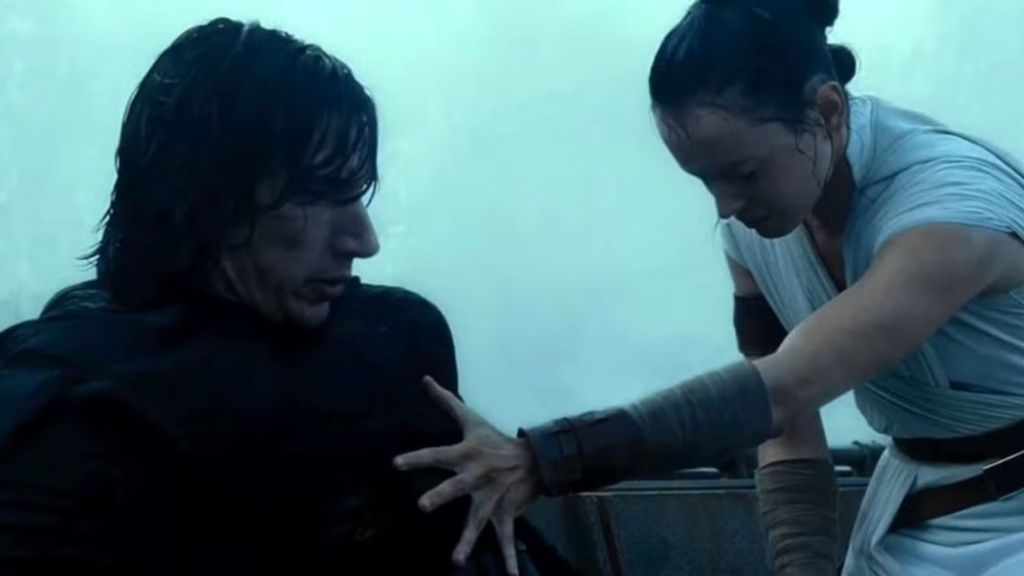 Kylo Ren Ben Solo and Rey Star Wars