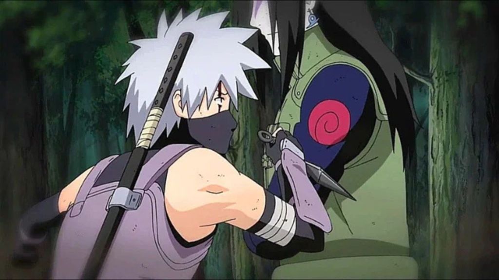 Kakashi vs Orochimaru Naruto