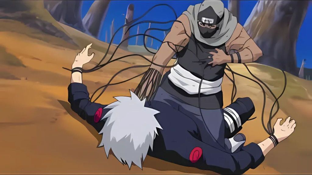 Kakashi vs Kakuzu Naruto
