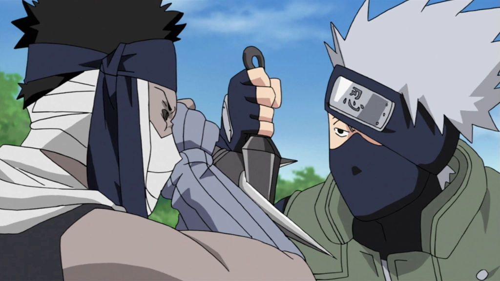kakashi vs zabuza