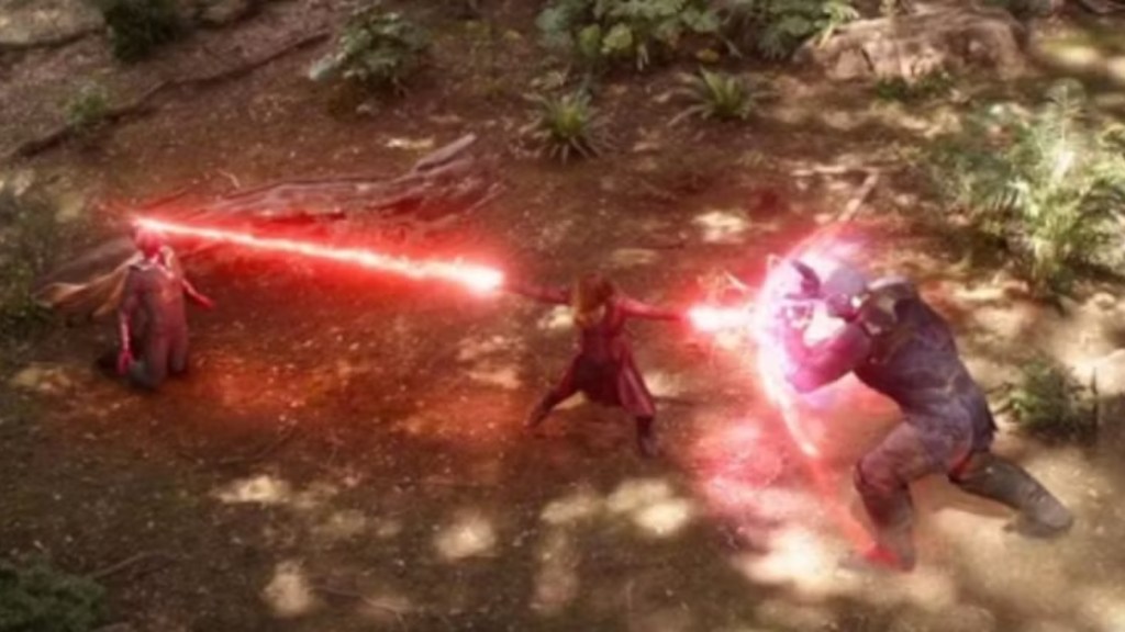 Wanda Maximoff Scarlet Witch Vision Thanos Avengers: Infinity War